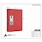 Adiroffice 60-Key Steel Heavy-Duty Key Cabinet with Electronic Digital Lock Keypad in Red ADI680-60-RED-MK - alternate 2
